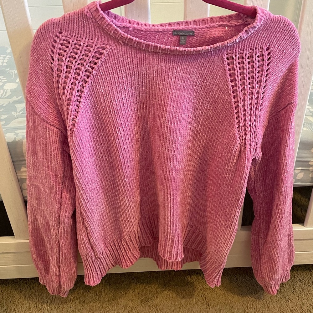 Soft bubble gum pink sweater